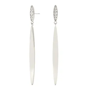 0.14 ctw Diamond Linear  Drop Earrings