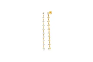10 Diamond Dangle Earrings