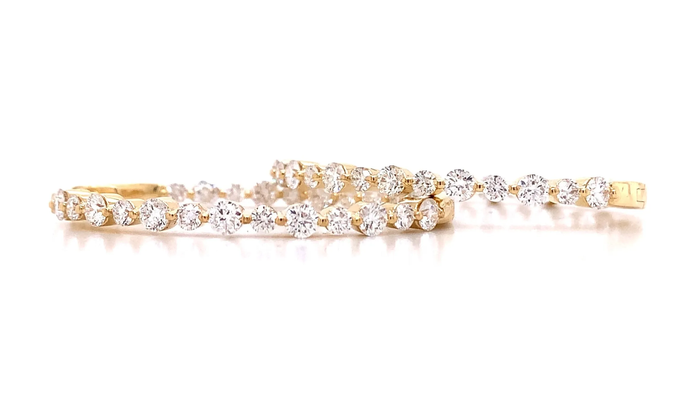 2.50ct tw Inside-out Diamond Hoop Earrings