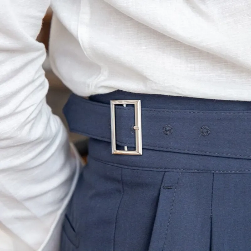 Adam | Men's Pleated Work Slacks | High-Waisted