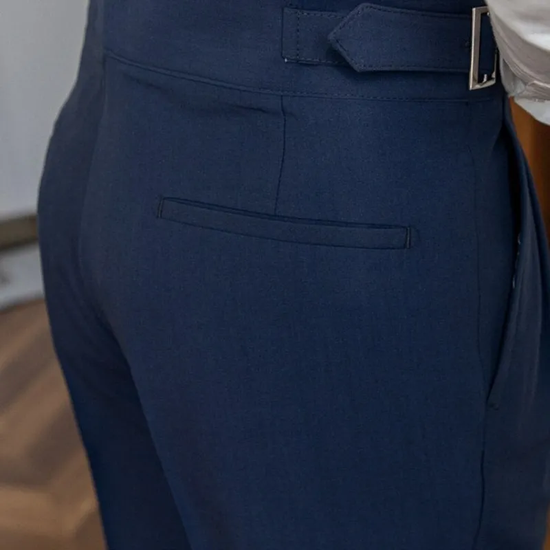 Adam | Men's Pleated Work Slacks | High-Waisted