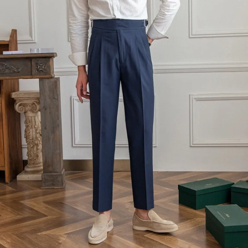 Adam | Men's Pleated Work Slacks | High-Waisted