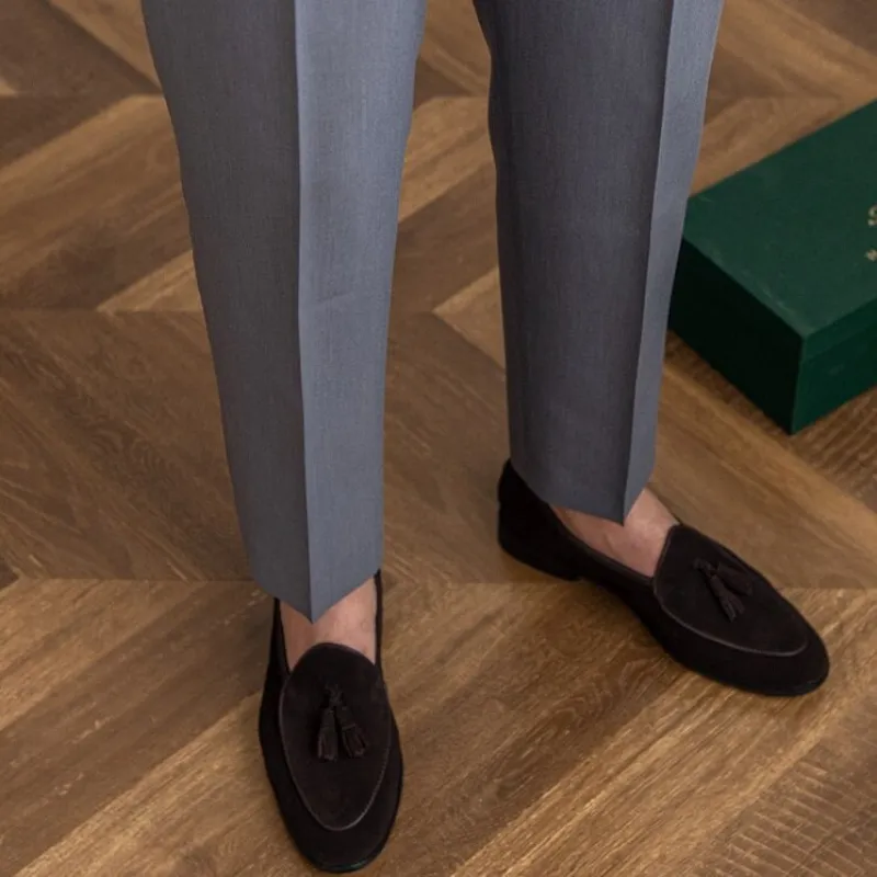 Adam | Men's Pleated Work Slacks | High-Waisted