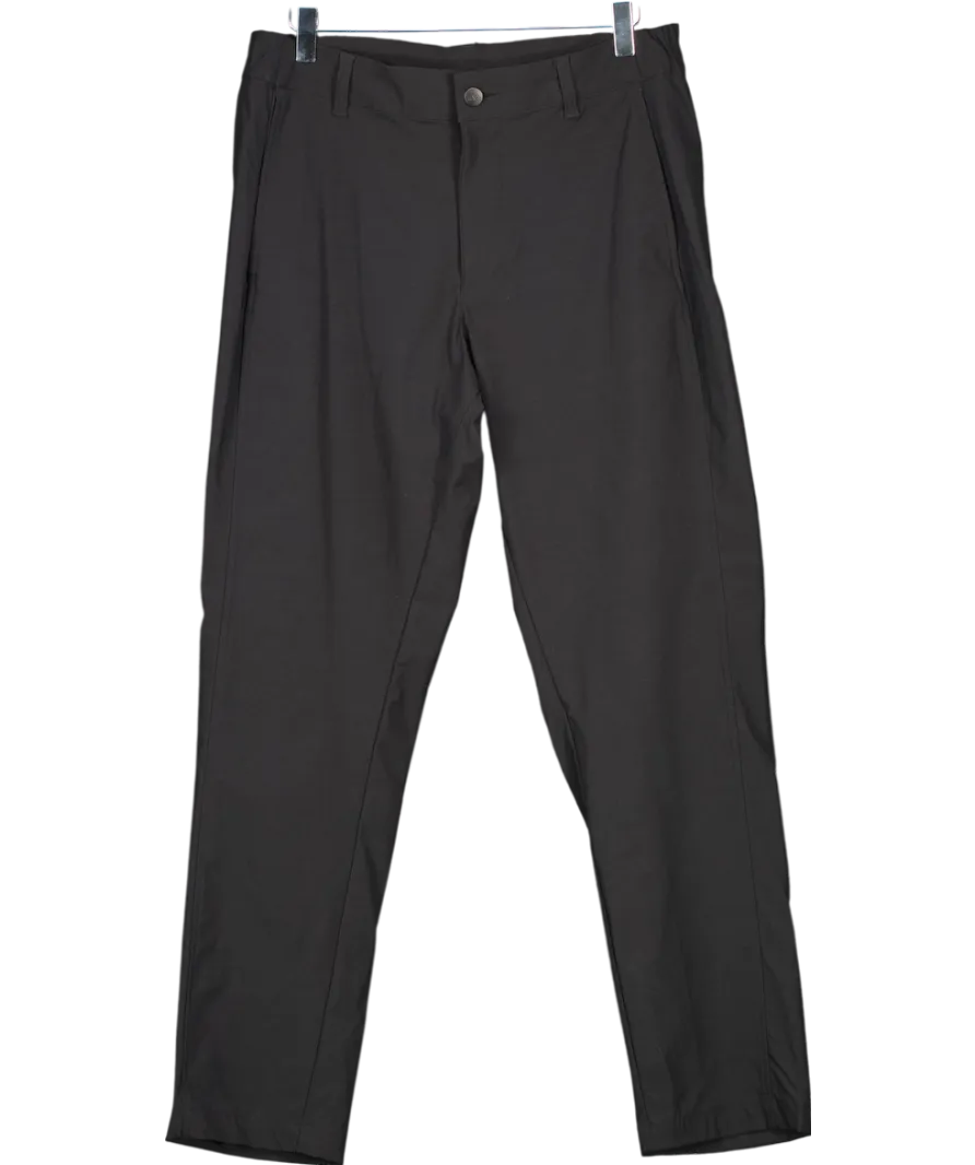 adidas Black 3-stripes Tapered-fit Golf Trousers W30