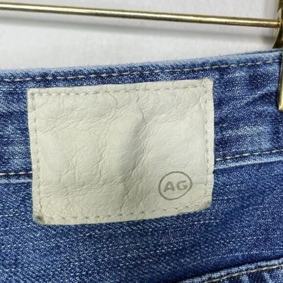 Adriano Goldschmeid 26 Phoebe Vintage High Waisted Tapered Leg Crop Jeans $255