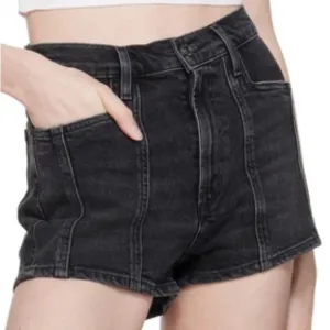 Agolde nikita shorts black denim NWOT
