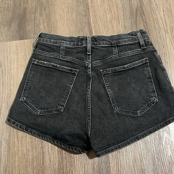 Agolde nikita shorts black denim NWOT