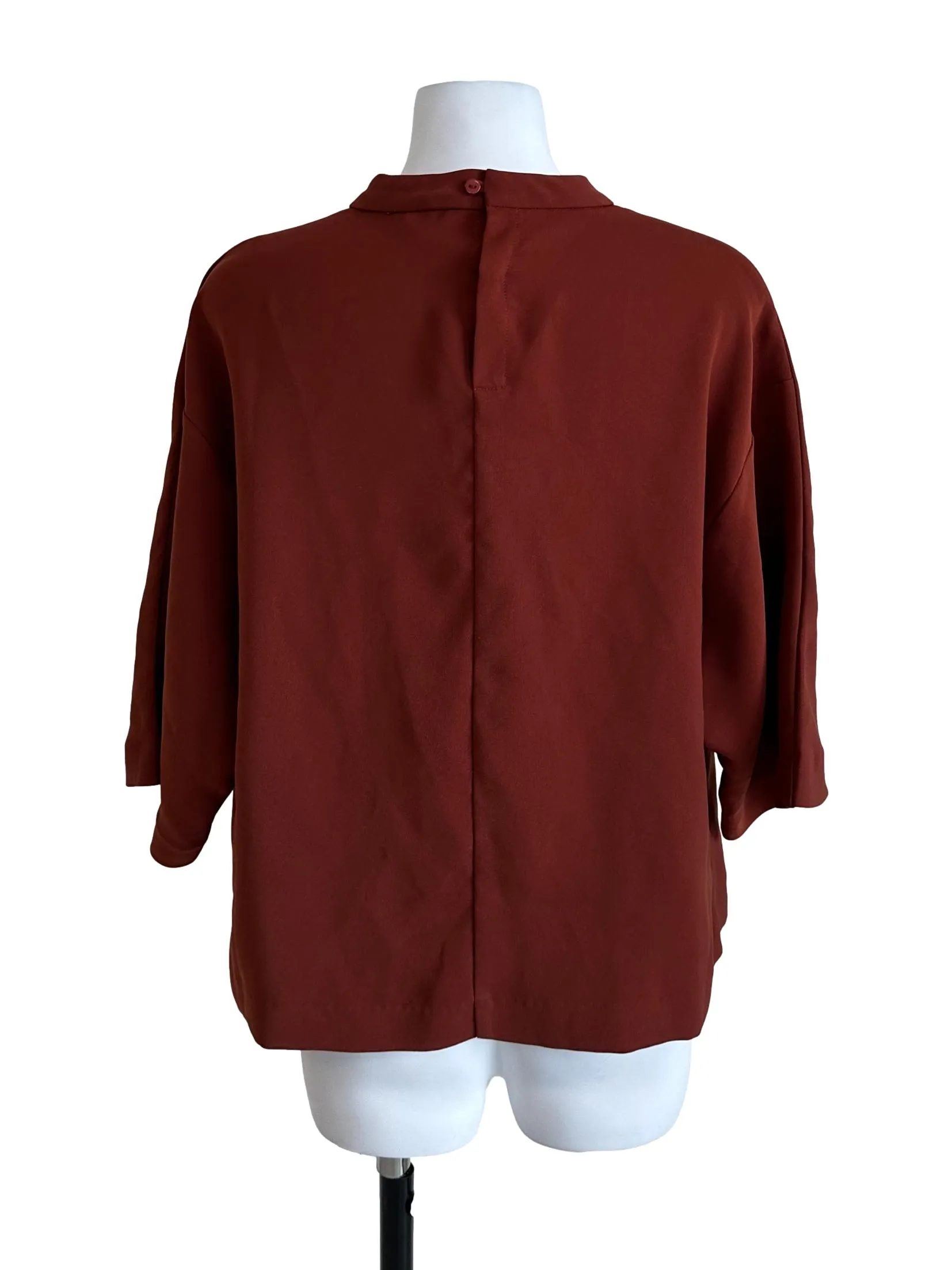 Amber Orange Plain Top