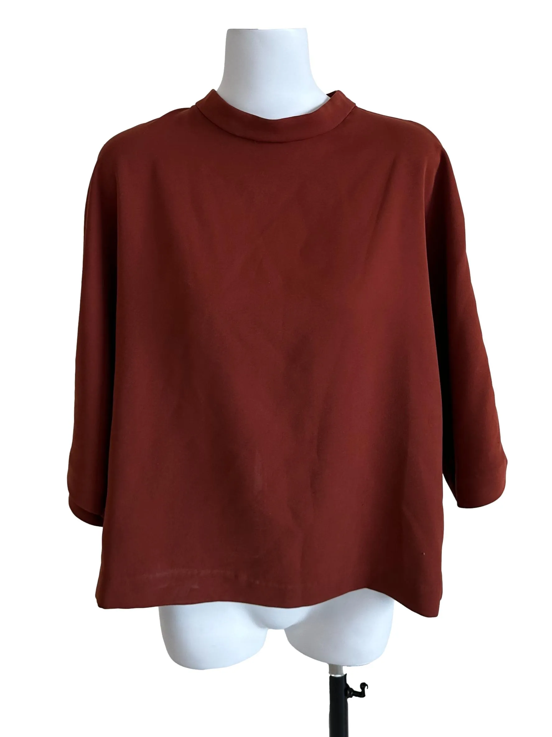 Amber Orange Plain Top