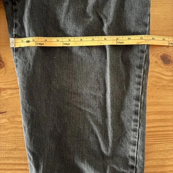 ASOS, Barrel Legged Jeans, Pleated, Washed Grey, High-Waisted, Size 28