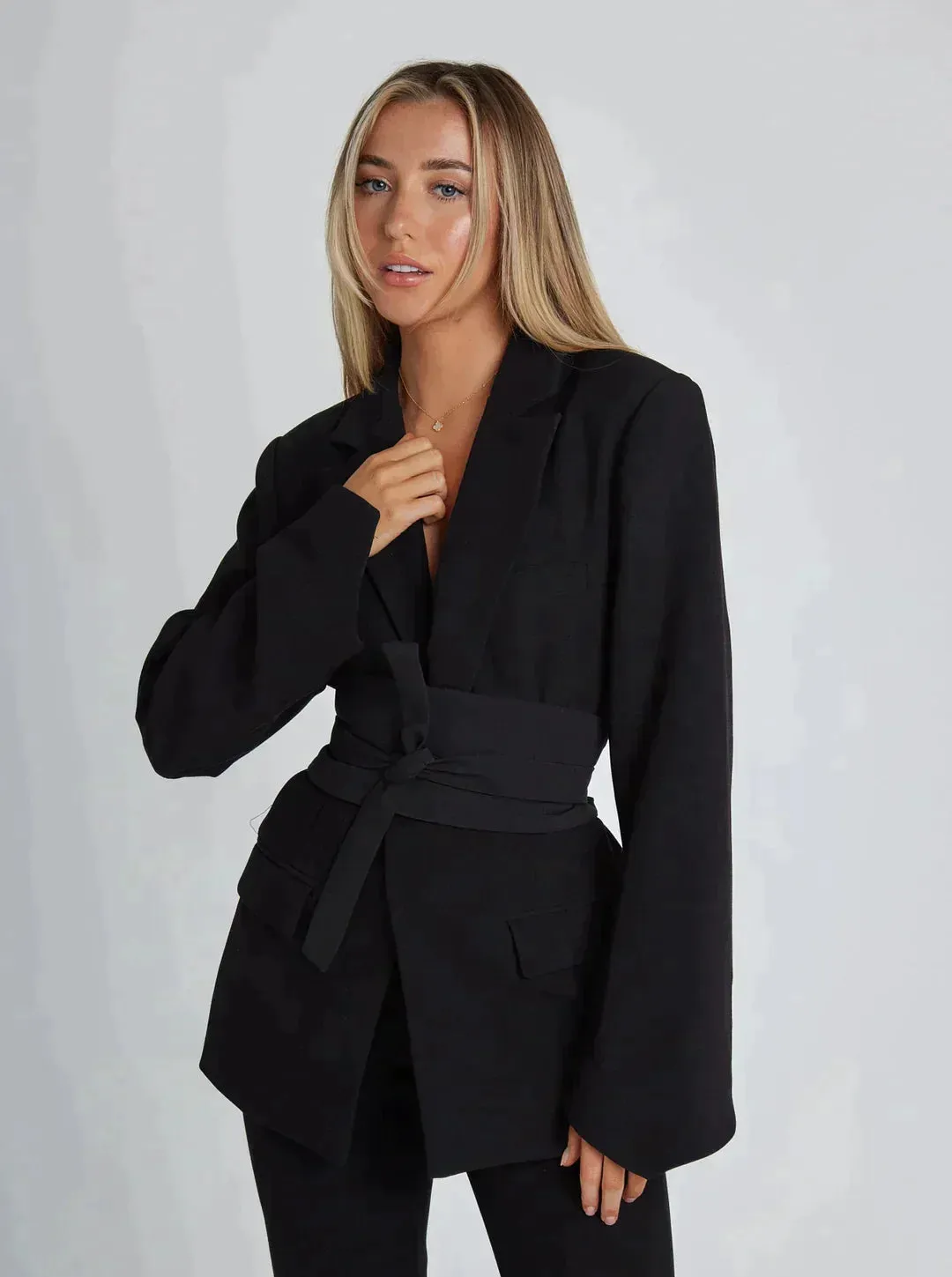 Assumpta® | Belted Formal Blazer