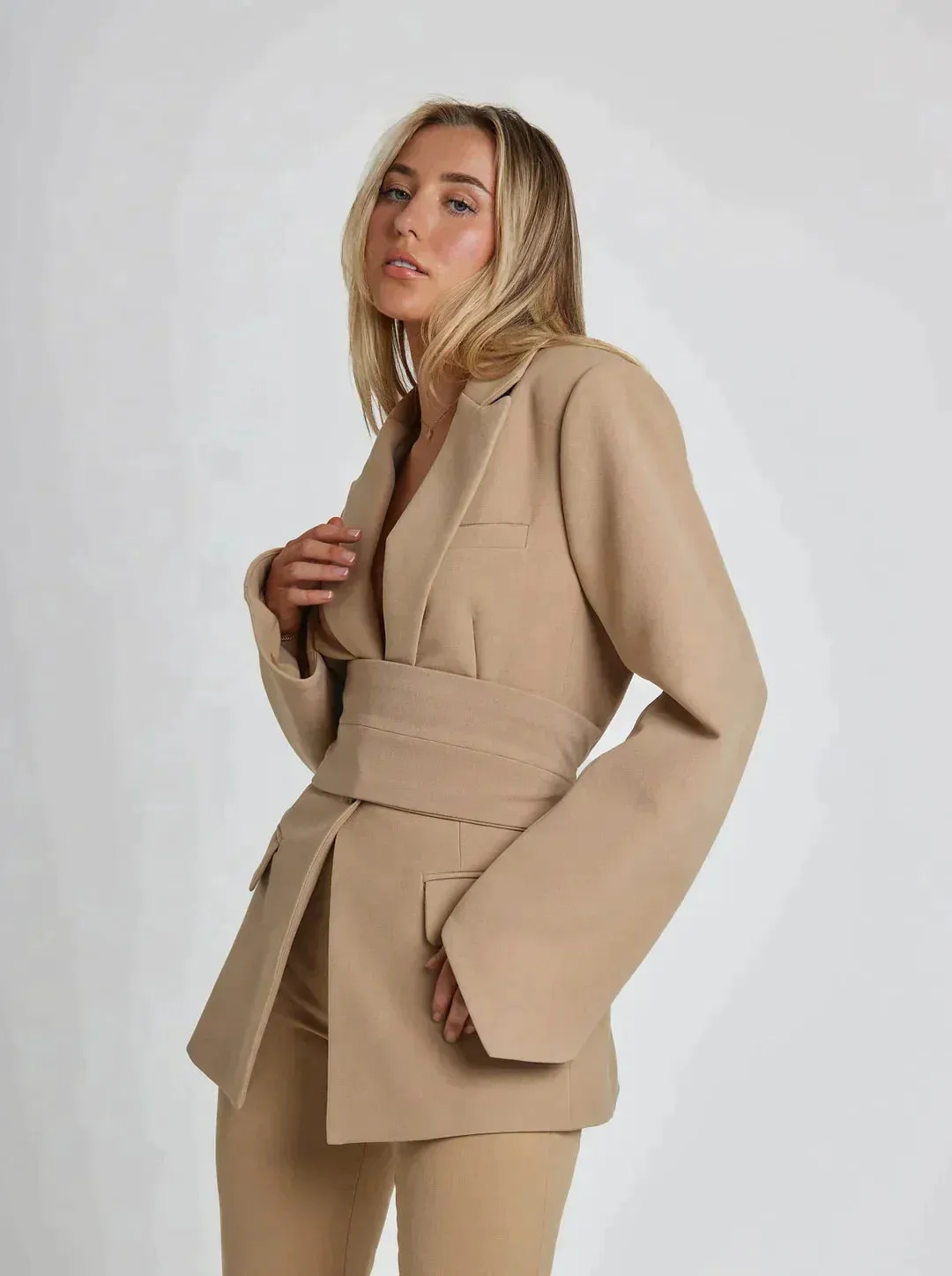 Assumpta® | Belted Formal Blazer