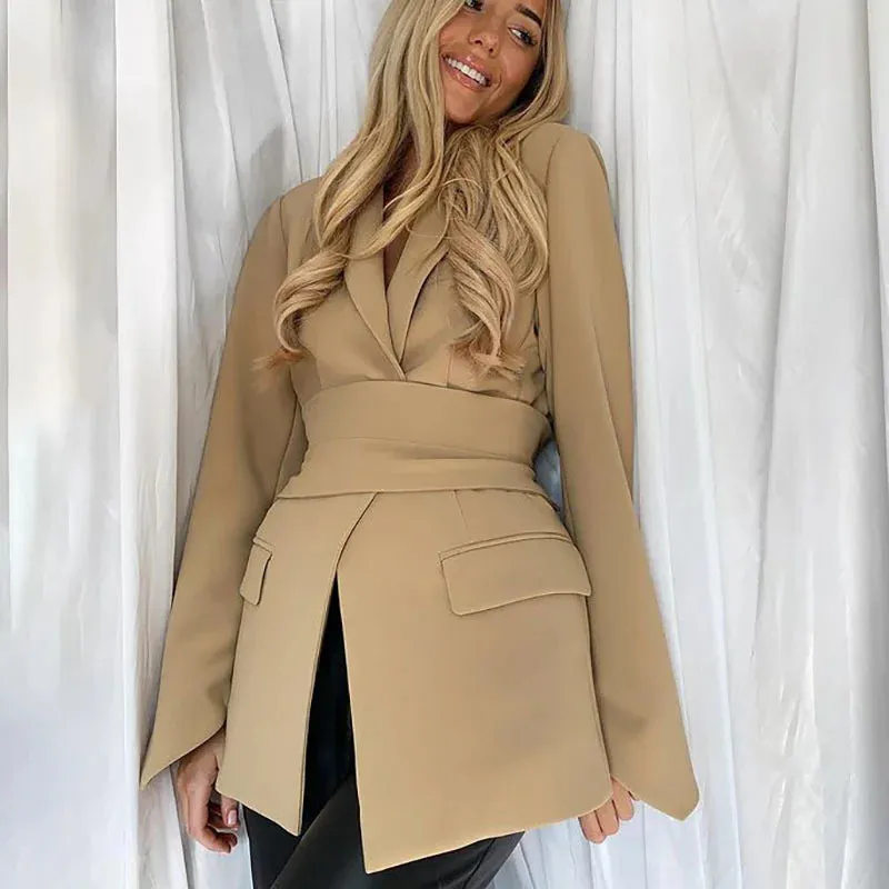 Assumpta® | Belted Formal Blazer