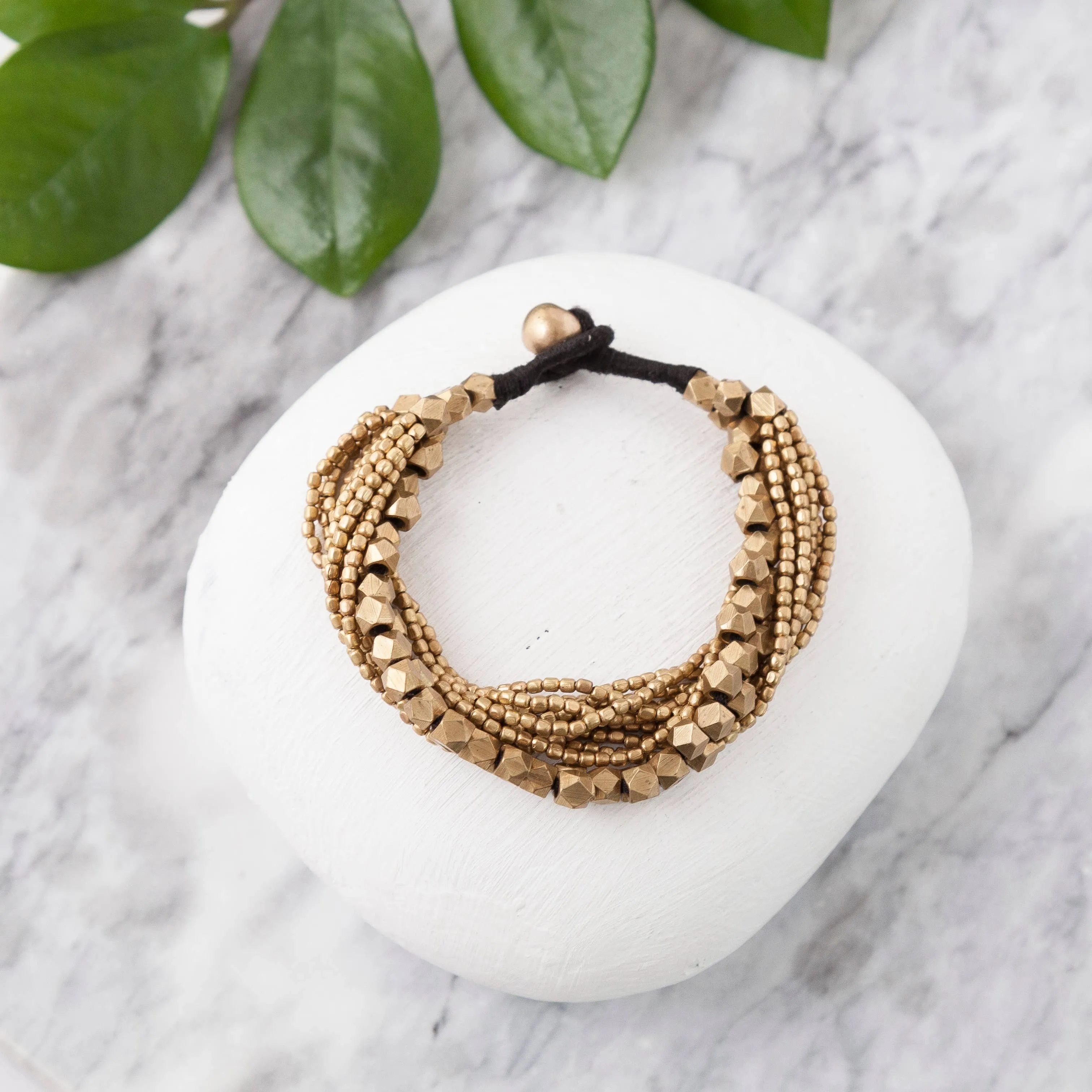 Asymmetric Beaded Bracelet