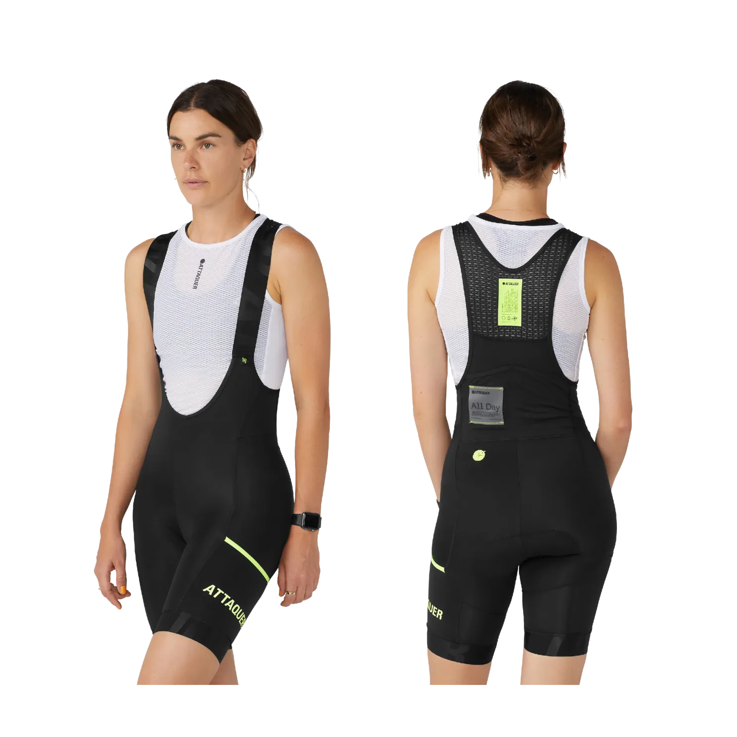 Attaquer Womens All Day Cargo Bib - Black