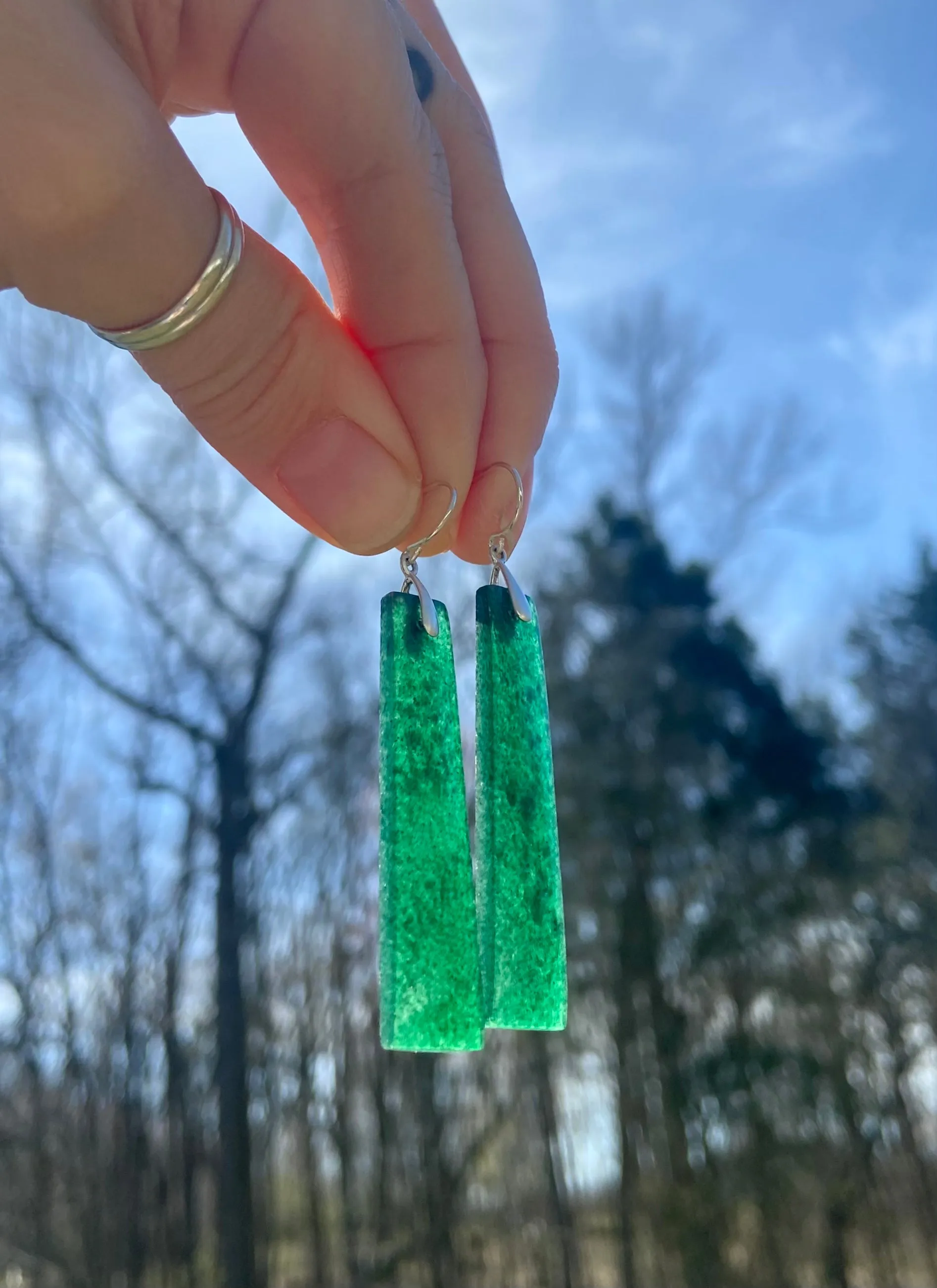 Aventurine Drop Earrings