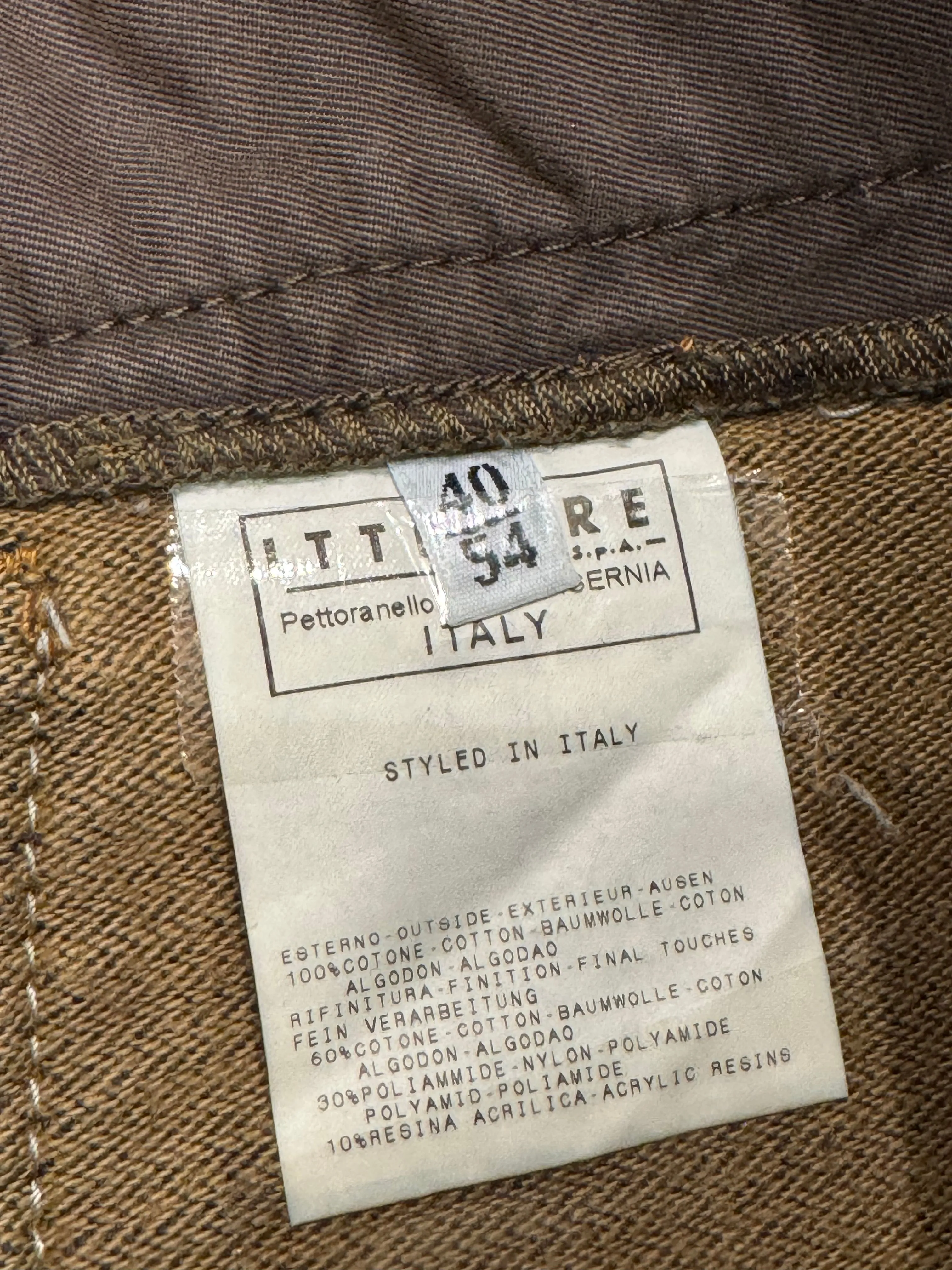 A/W2003 Dolce & Gabbana double waisted cargo pants