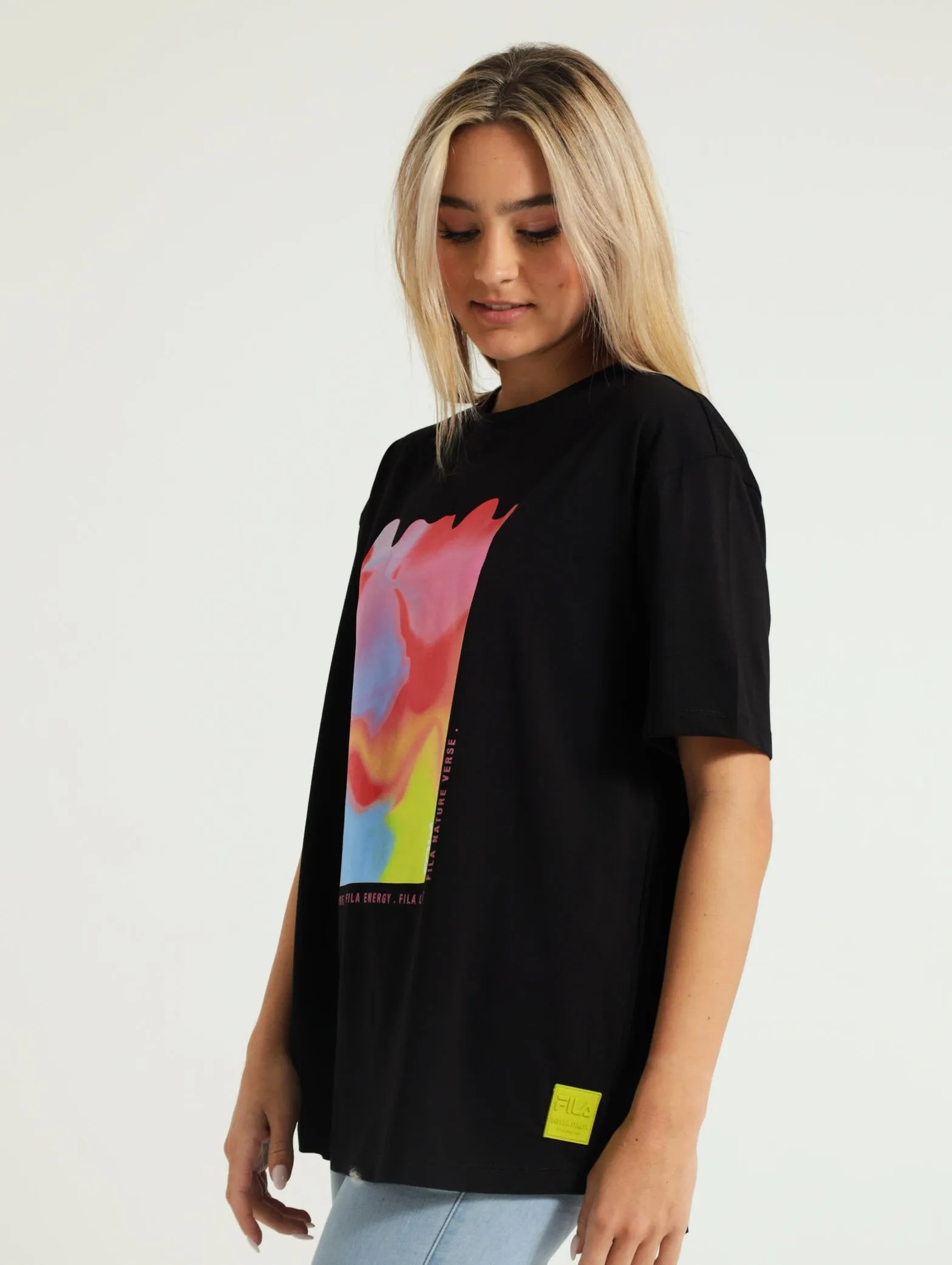 Becca Oversized Tee - Black