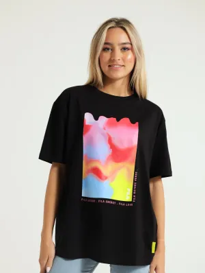 Becca Oversized Tee - Black