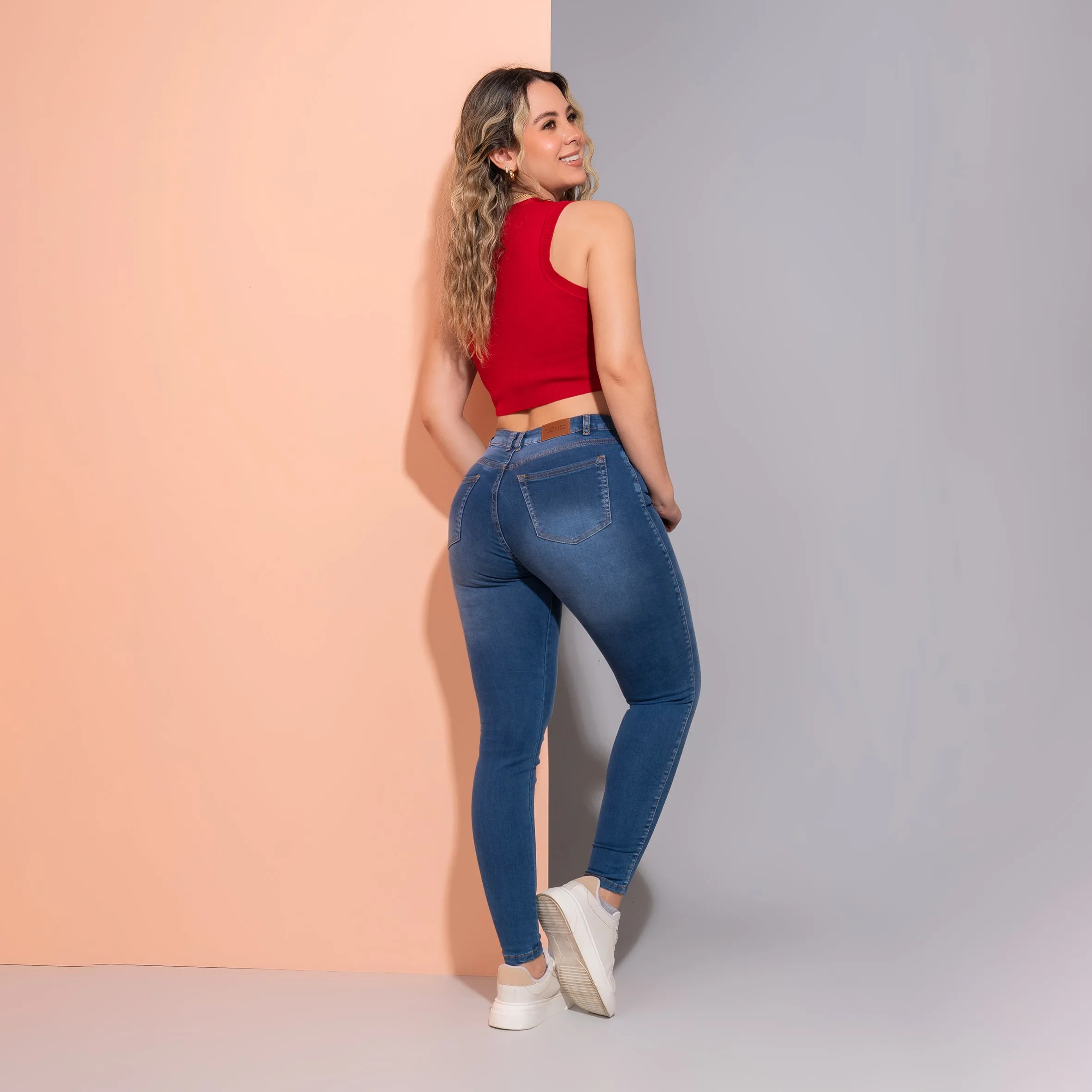 Berna – High-Waist Skinny Jeans for Women