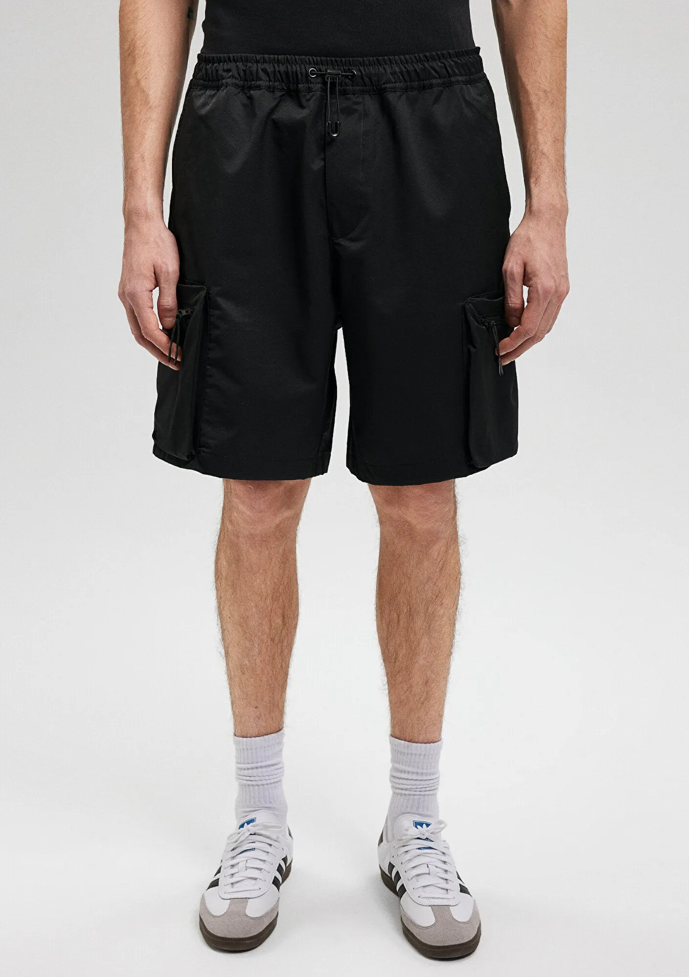 Black Cargo Shorts