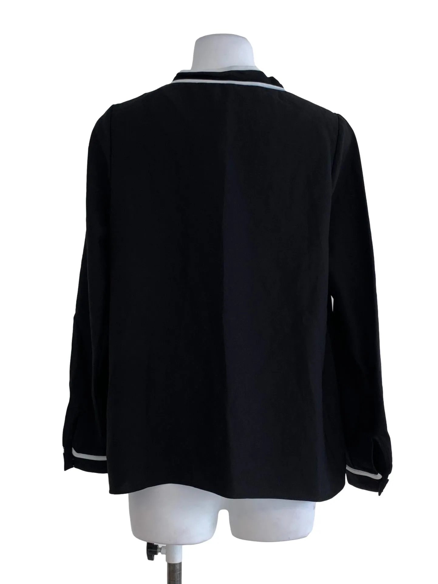 Black Plain Blouse