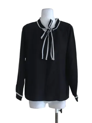Black Plain Blouse