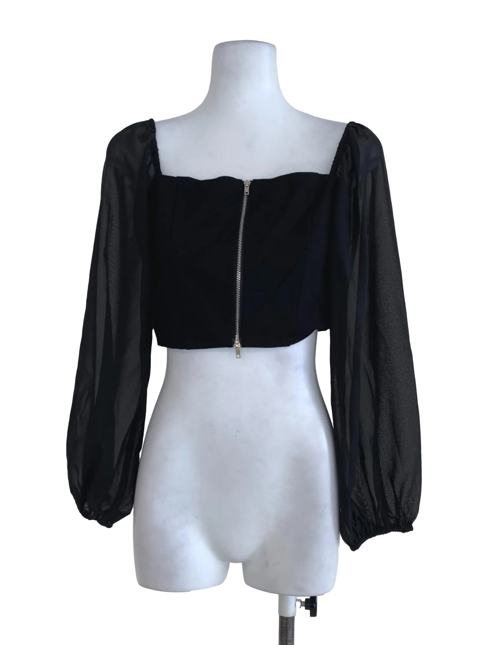 Black Plain Blouse