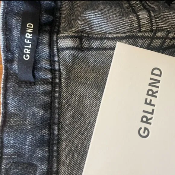 Black acid wash jeans