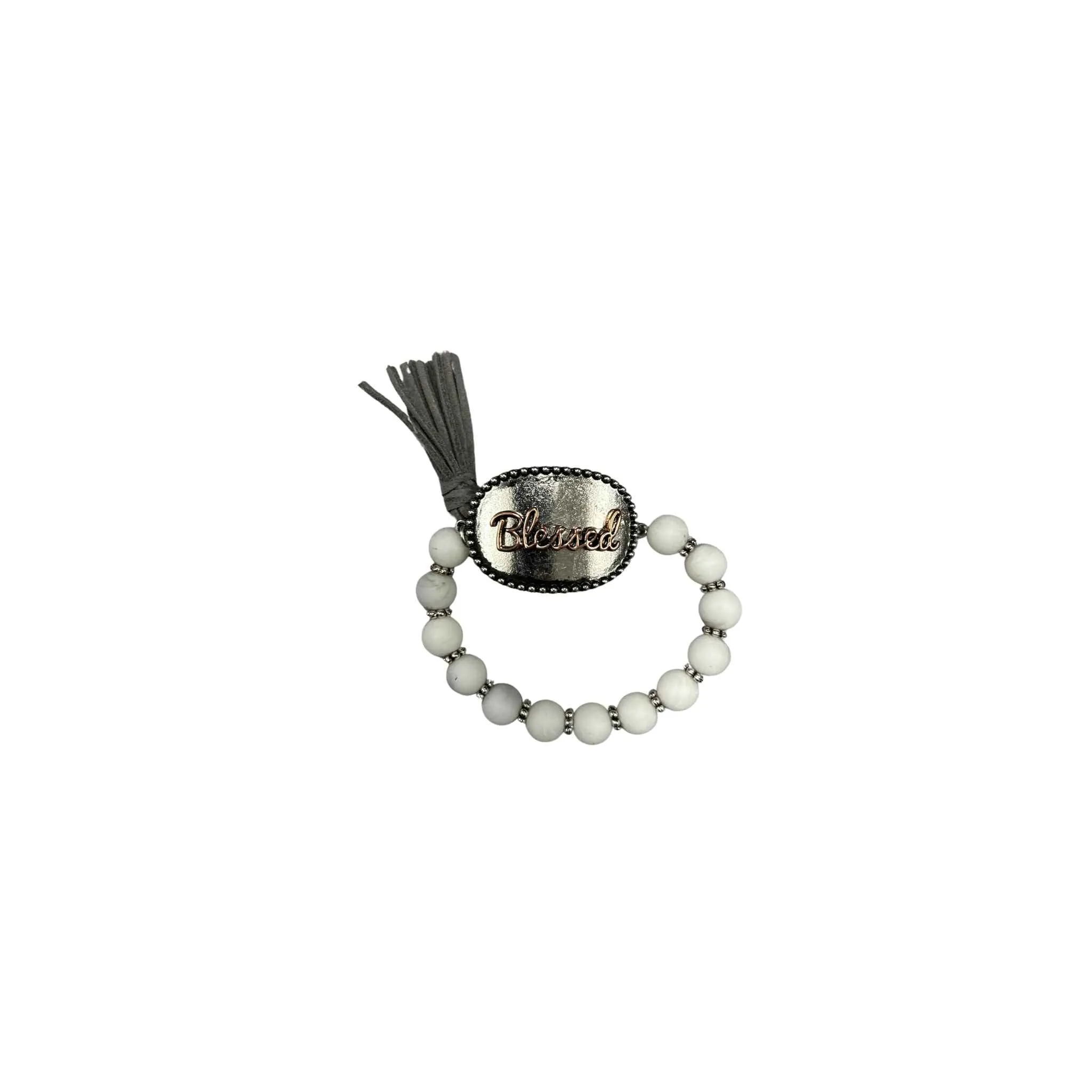Blessed Or Faith Bead Bracelet