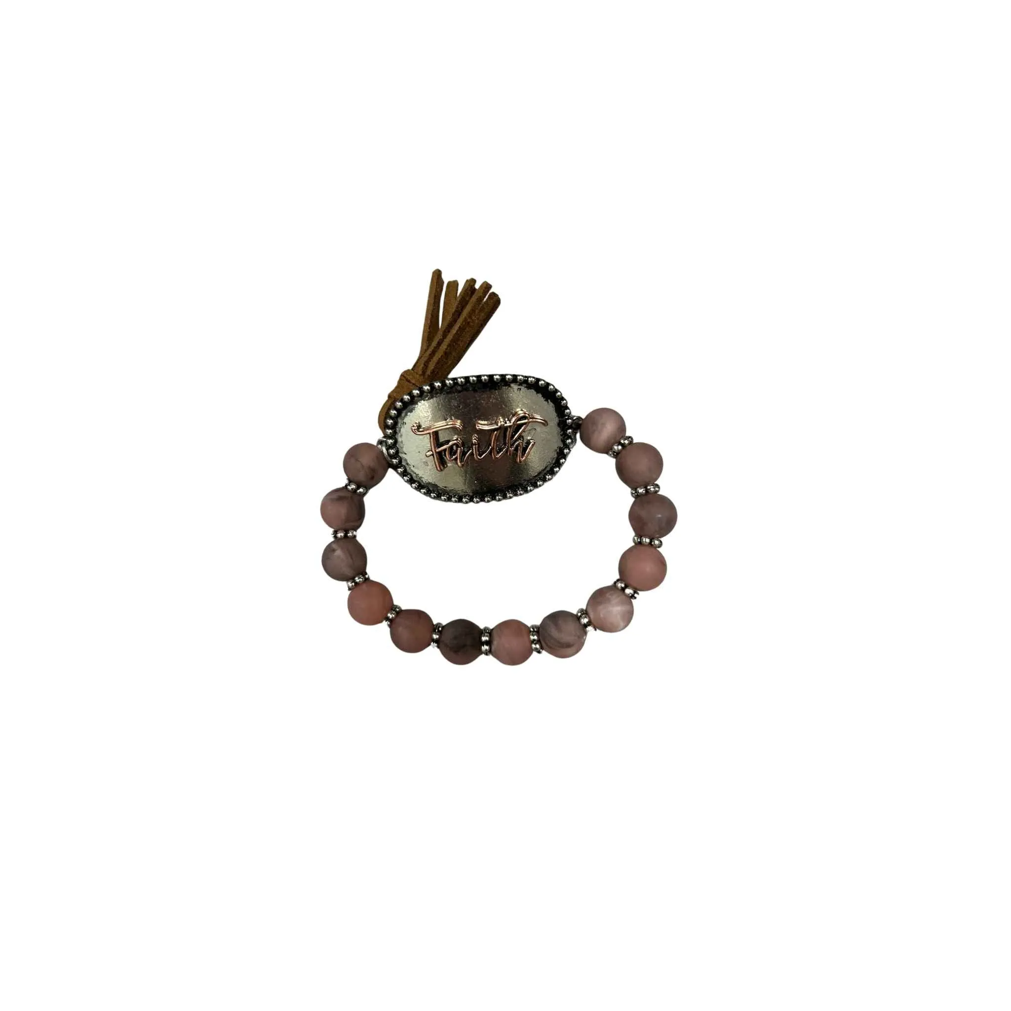 Blessed Or Faith Bead Bracelet