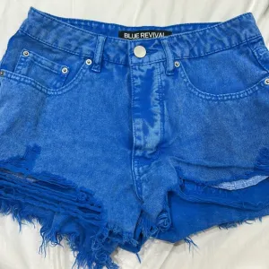 Blue Revival Denim Jean Shorts 24