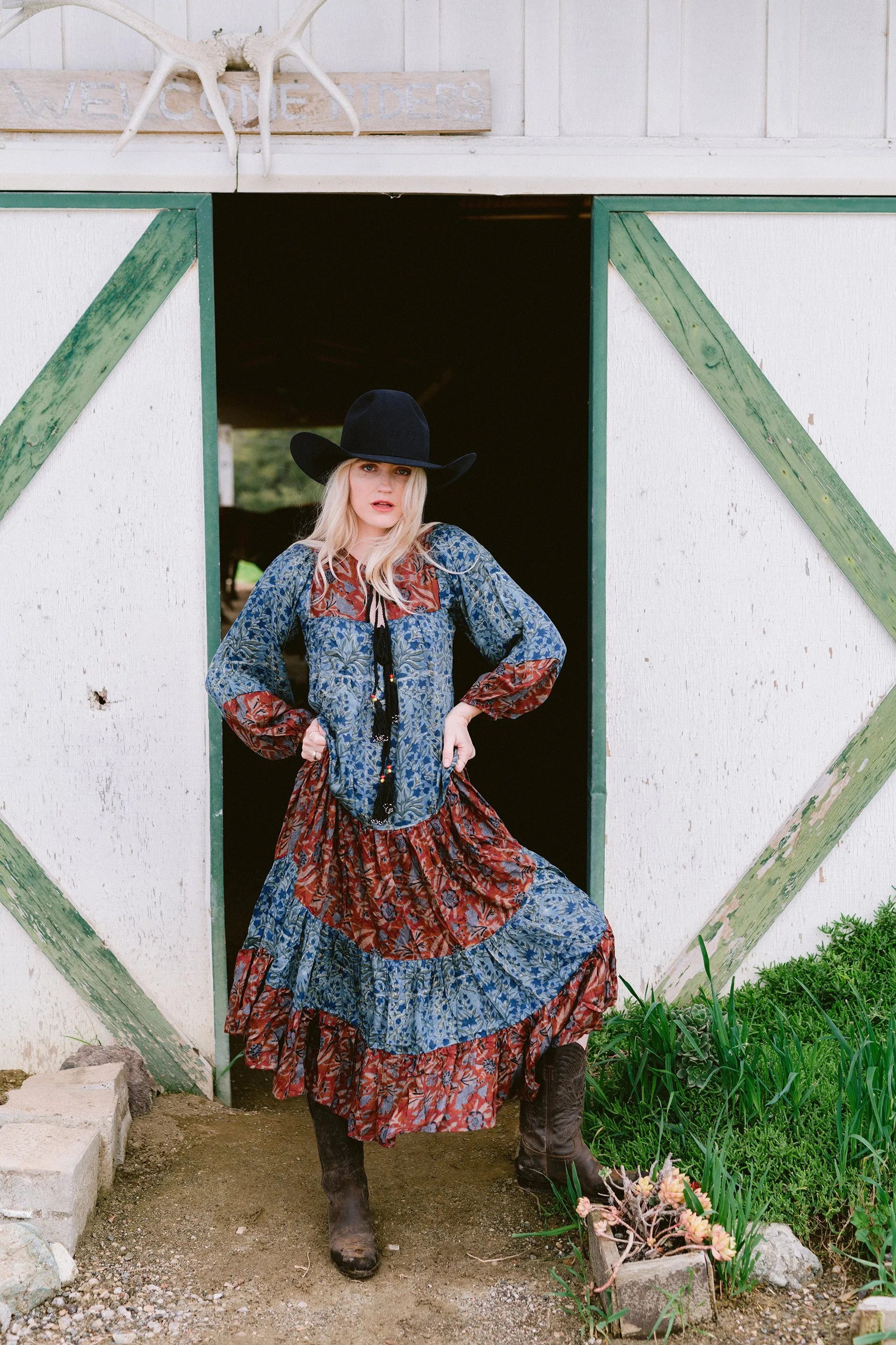 Boho Bolero Printed Maxi