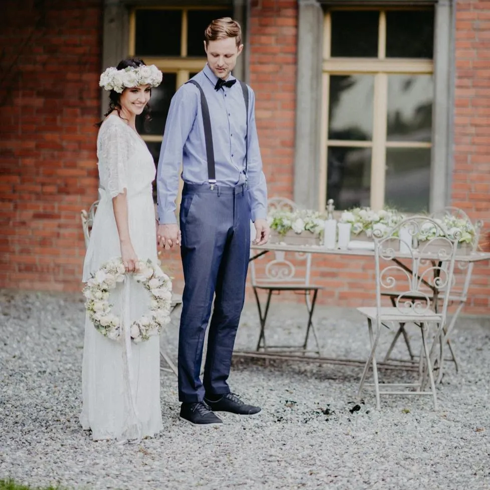 Boho Wedding Dress #1417