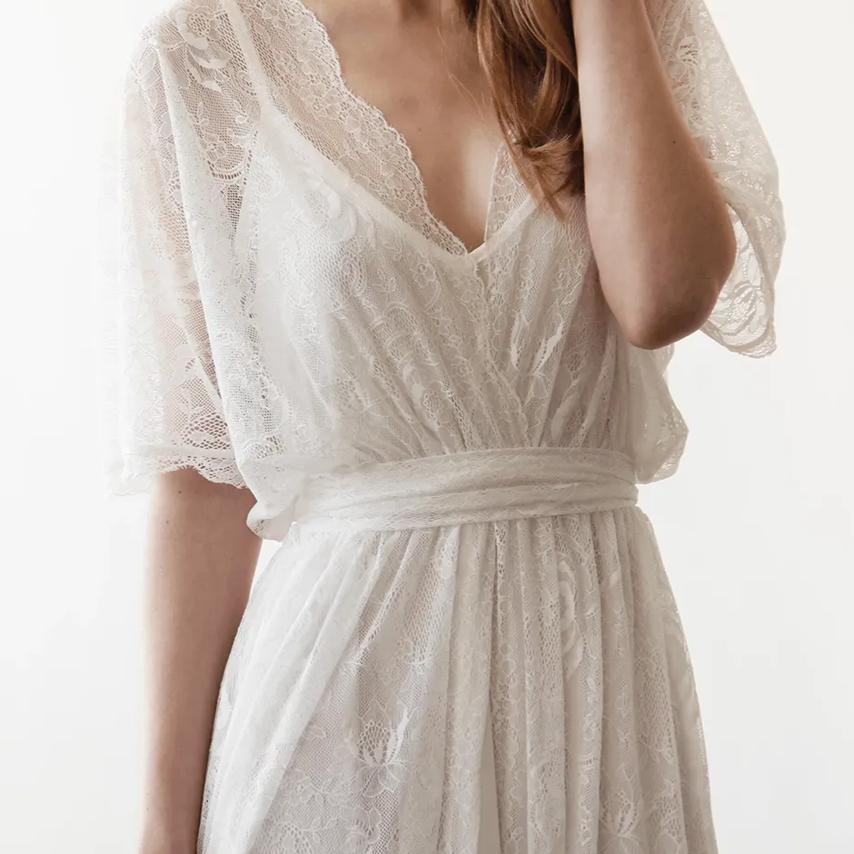 Boho Wedding Dress #1417