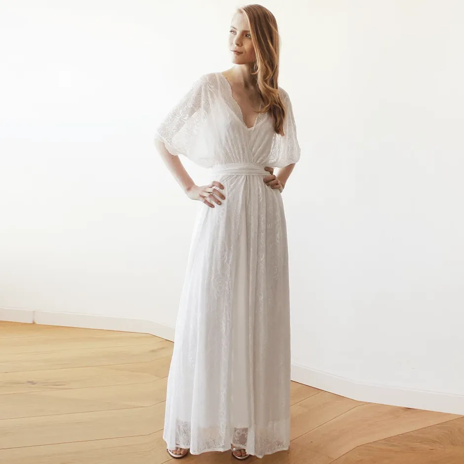 Boho Wedding Dress #1417
