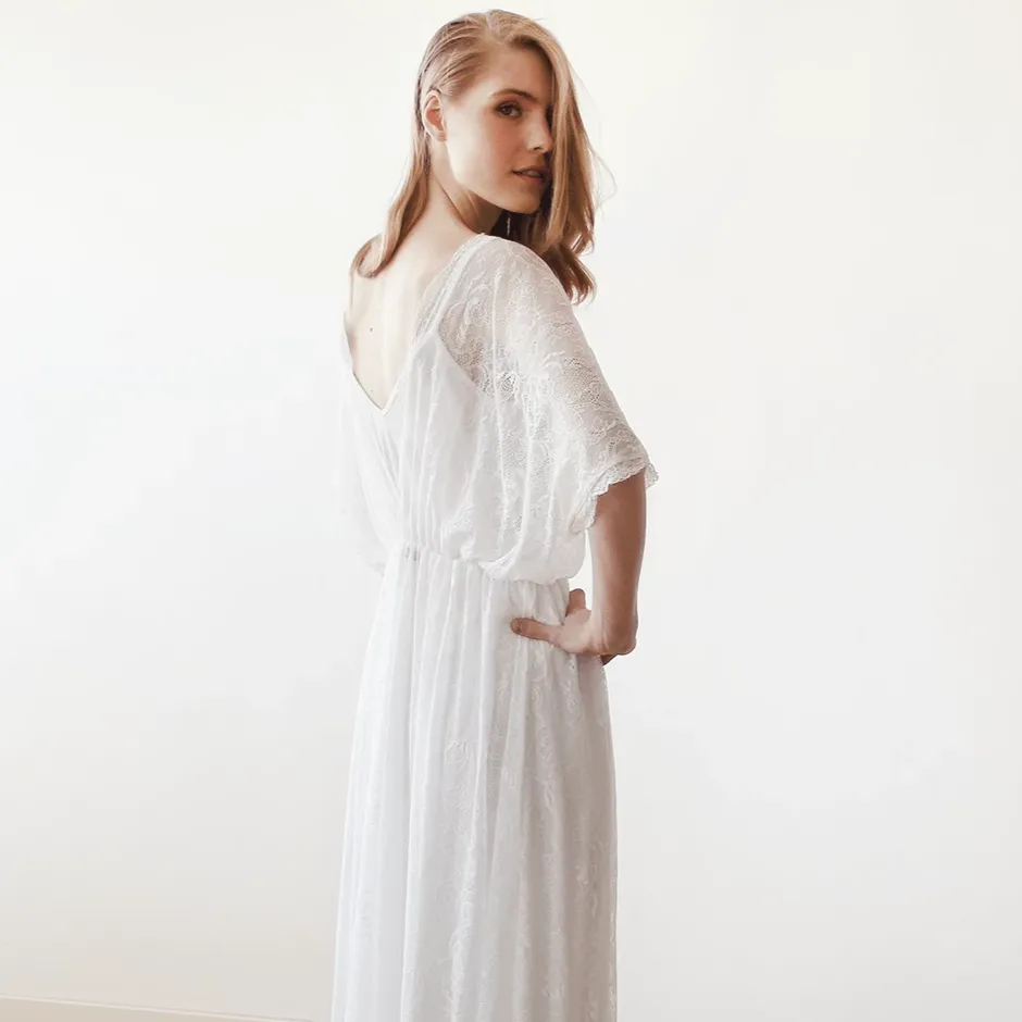 Boho Wedding Dress #1417