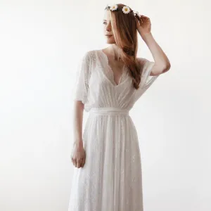 Boho Wedding Dress #1417