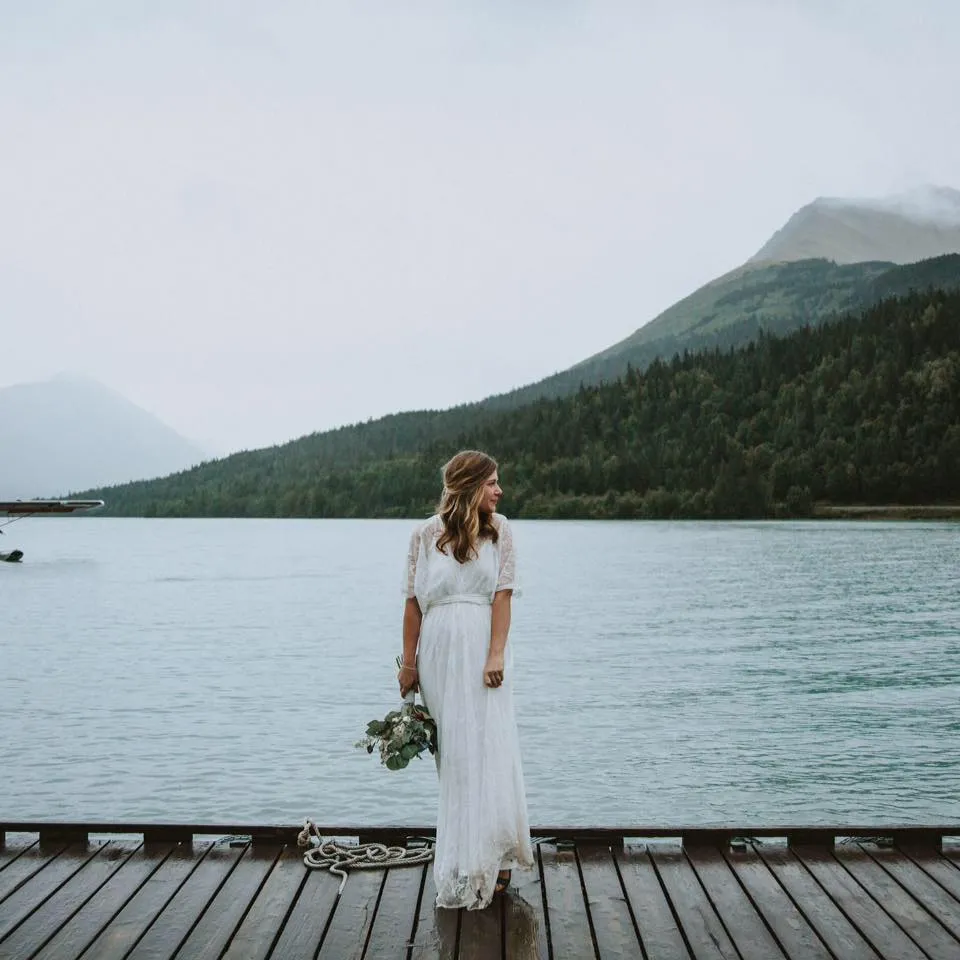 Boho Wedding Dress #1417