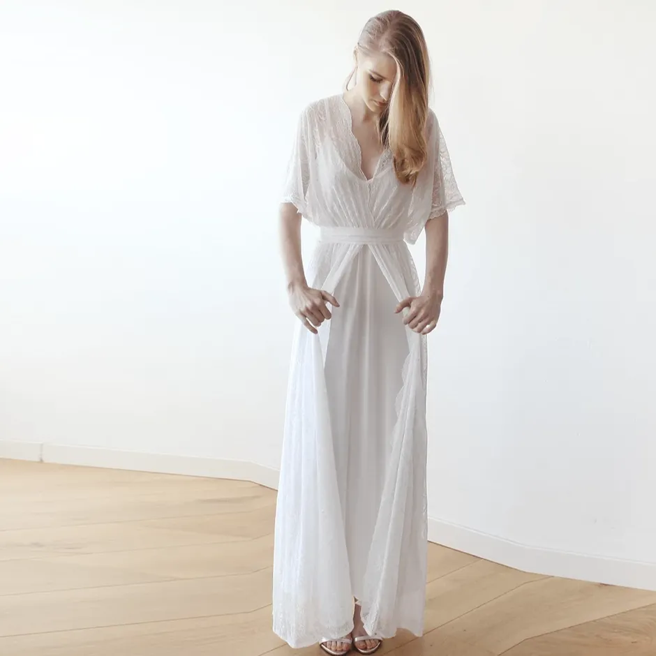 Boho Wedding Dress #1417