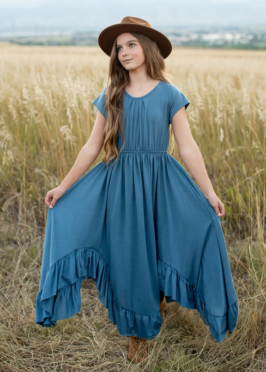 Braelyn Dress in Bluestone