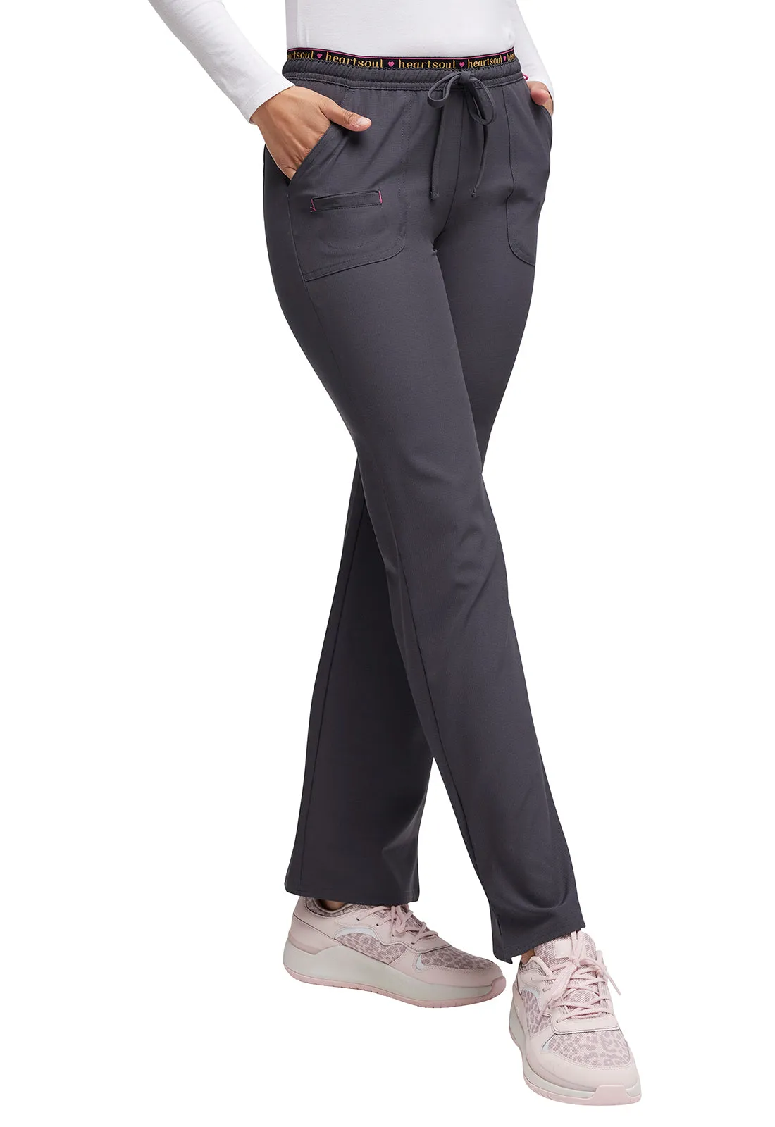Break on Through 20110 Low Rise Drawstring Pants Pewter