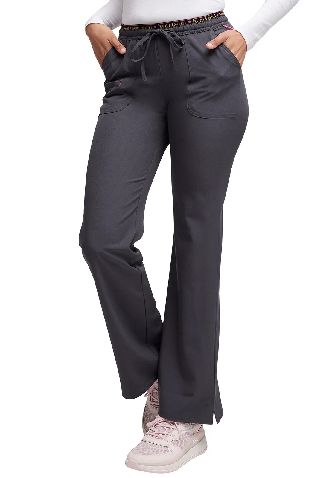 Break on Through 20110 Low Rise Drawstring Pants Pewter
