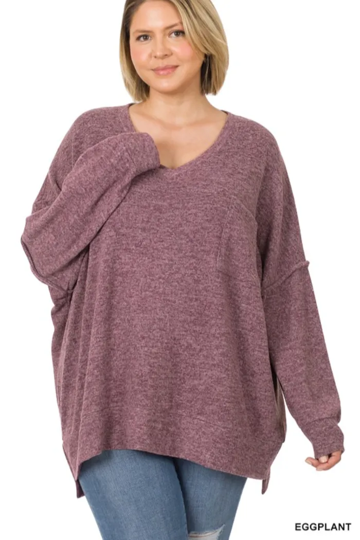 Brushed Oversized Sweater