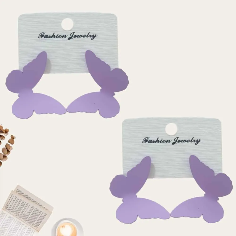 Butterfly Stud Earrings 2 S-0
