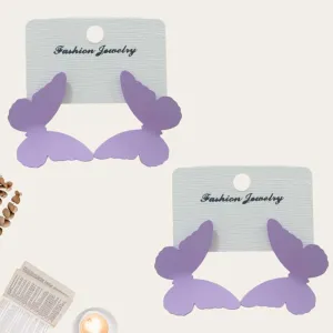 Butterfly Stud Earrings 2 S-0