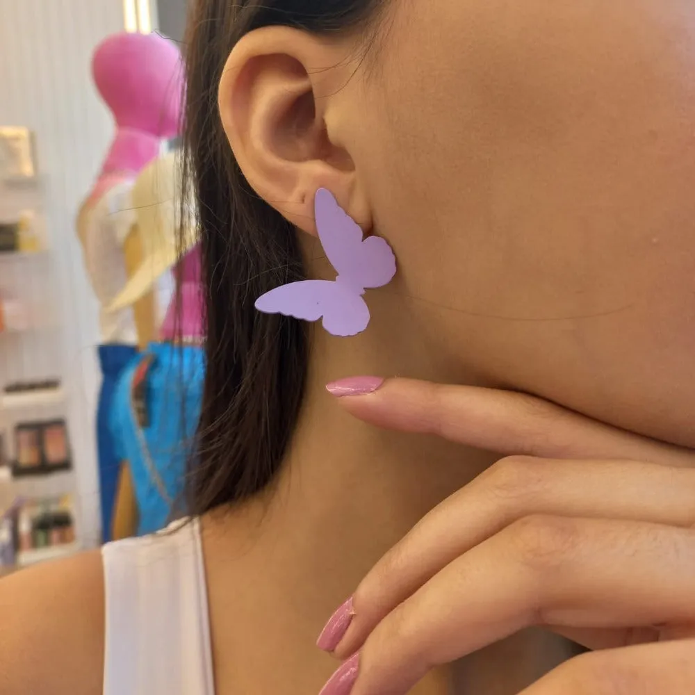Butterfly Stud Earrings 2 S-0