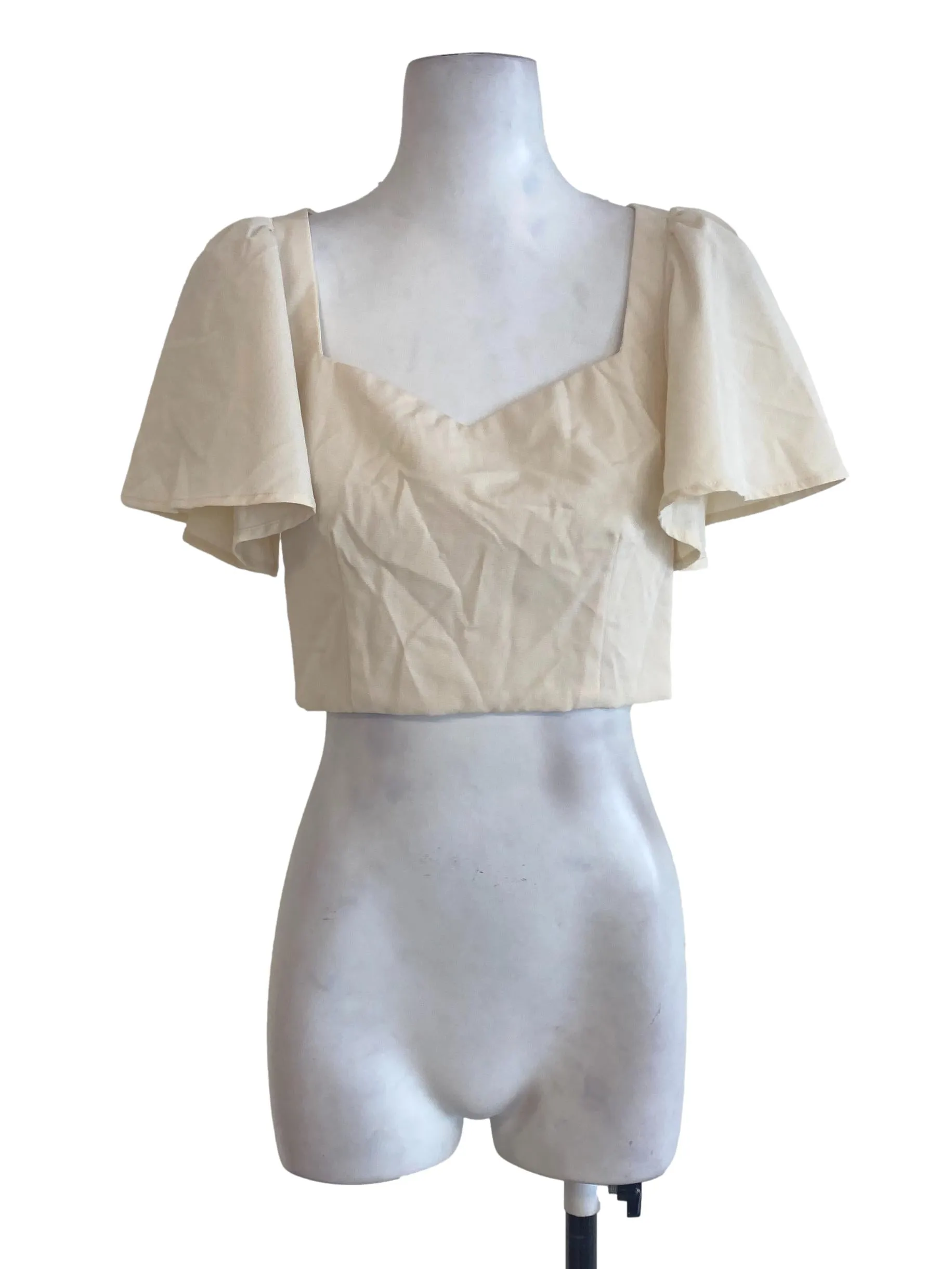 Buttermilk Puffy Sleeve Top