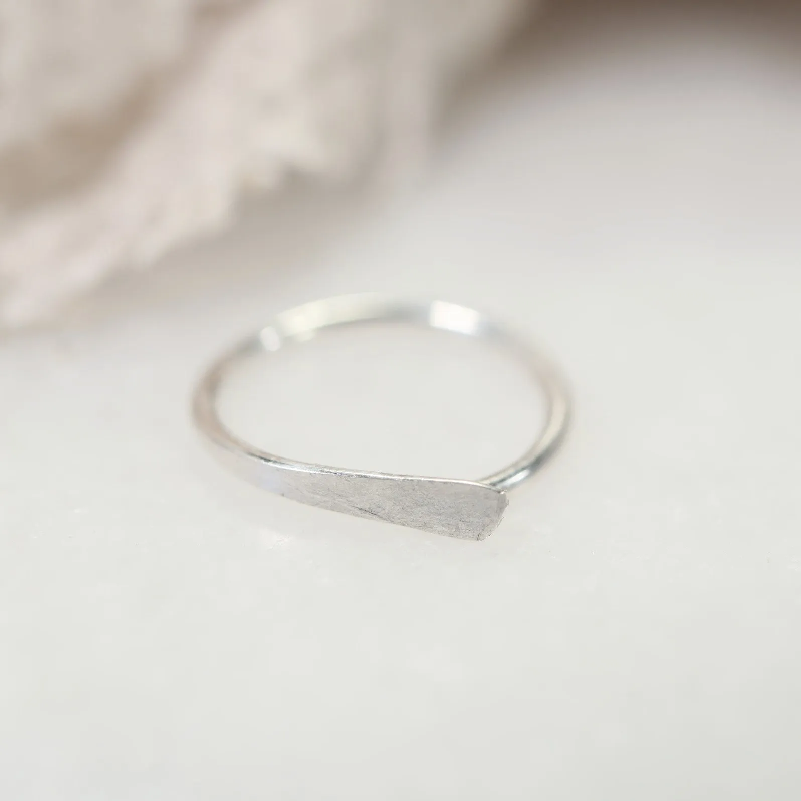 Cartilage Hoop Earring Flat - SINGLE Choose Your Diameter, Gauge, Metal