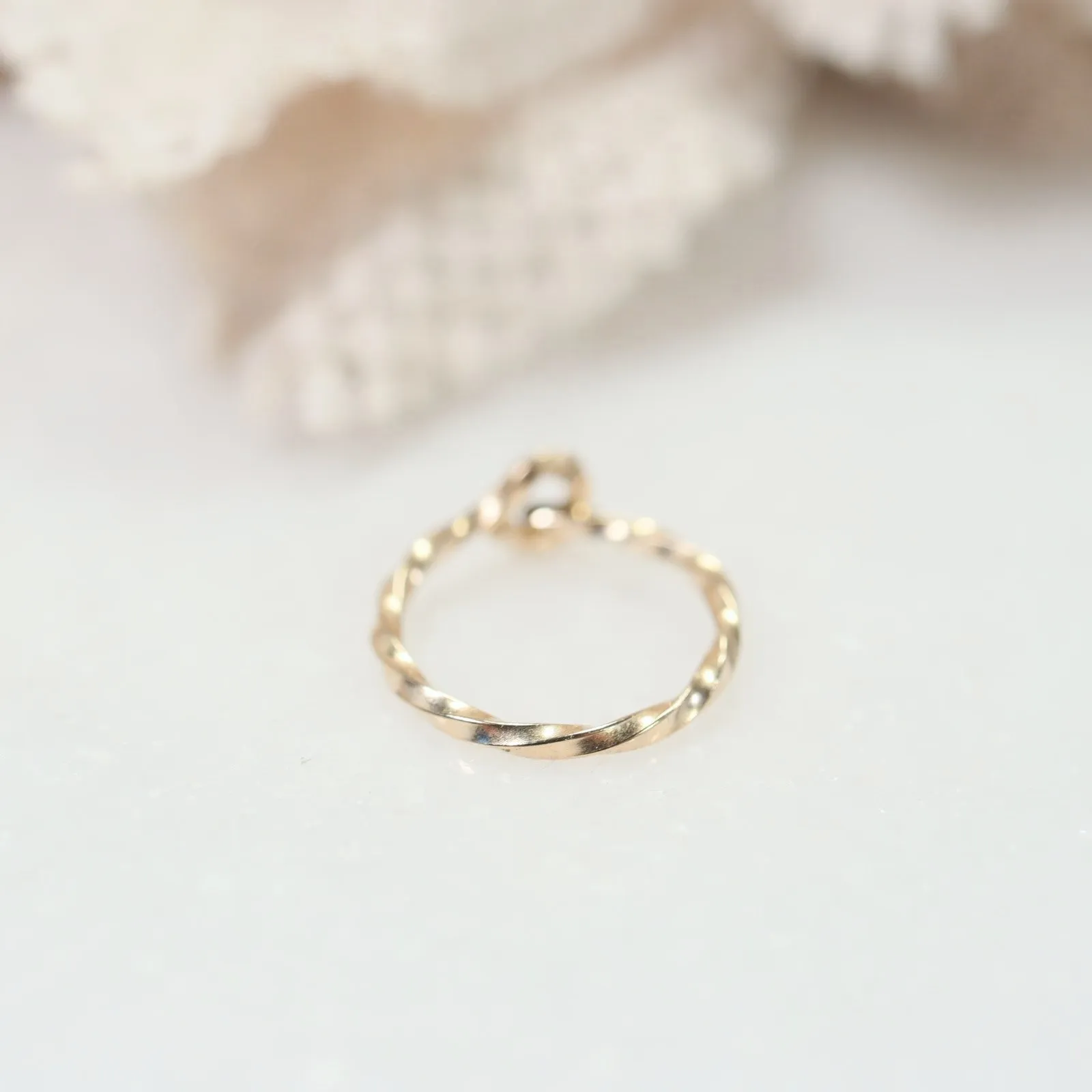 Cartilage Hoop Earring Twist - Choose Your Diameter, Gauge, Metal